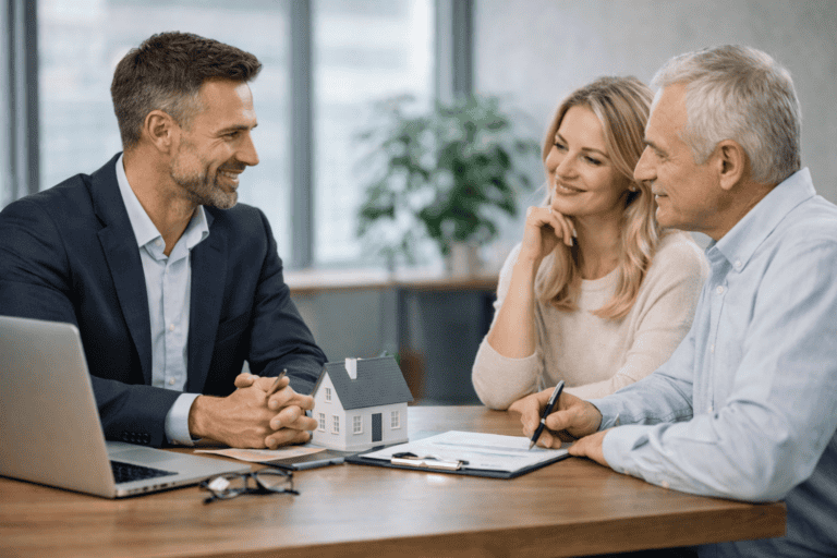 Accompagnement Calmgest en investissement immobilier et stratégie patrimoniale avec un conseiller et ses clients